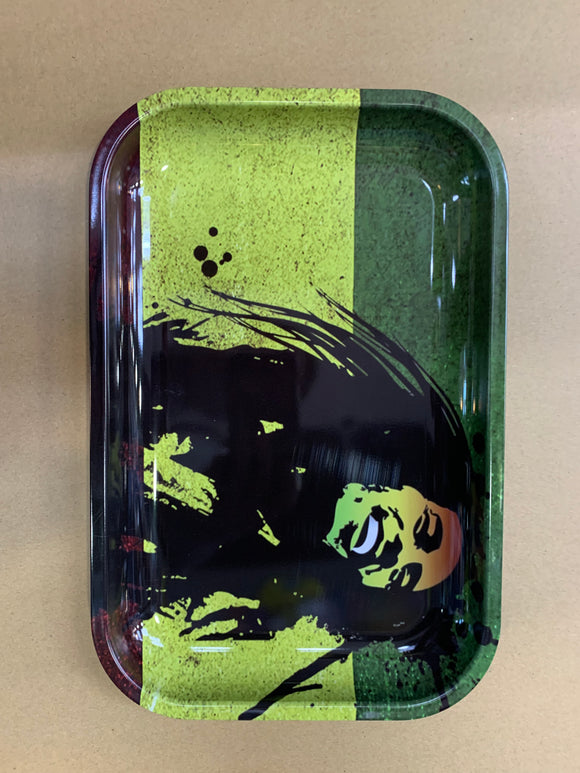 Bob Marley Medium Rolling Tray Design 2