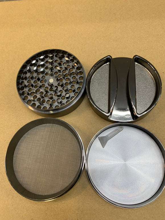 Grinder w/ Paper Holder 79mm Zinc