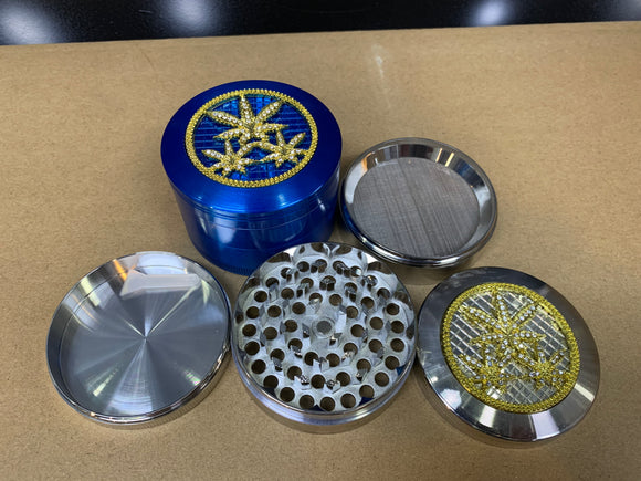 Grinder w/ Flashy Gems Zinc 63mm