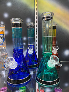 11" 7mm Mini Tri - Coloured Beakers