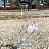 8" Blueberry Classic Mini Beaker (5mm) (Various Colours)
