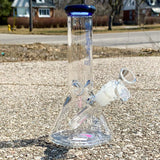 8" Blueberry Classic Mini Beaker (5mm) (Various Colours)