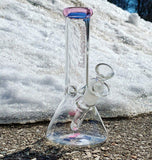 8" Blueberry Classic Mini Beaker (5mm) (Various Colours)