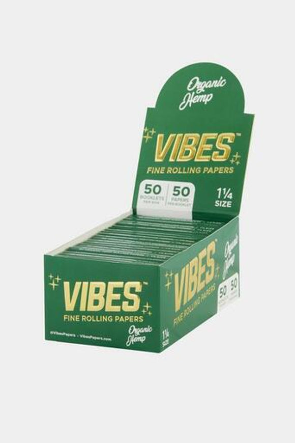 Vibes Organic Hemp 1 1/4 Rolling papers