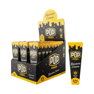 Pop Cones 1 1/4 Banana Cream - 6 pack