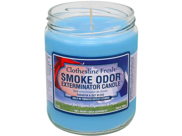 Smoke Odour Exterminator Candle Clothesline Fresh
