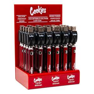 Cookies 510 Battery 900 MAH Red