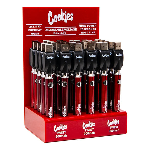 Cookies 510 Battery 900 MAH Red