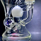 Triple Flower Implosion Millie Recycler Dab Rig