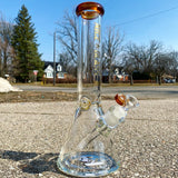 12" Nice Glass Classic Beaker (7mm) (Various Colours)