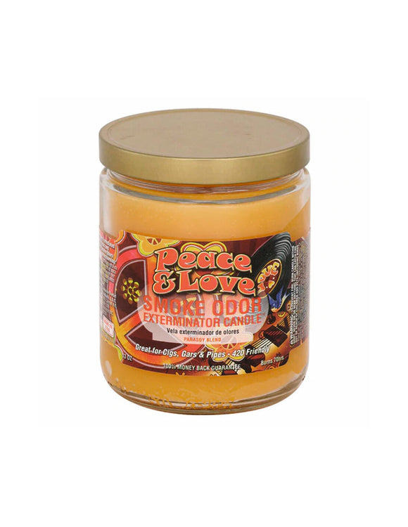 Smoke Odour Exterminator Candle Peace & Love