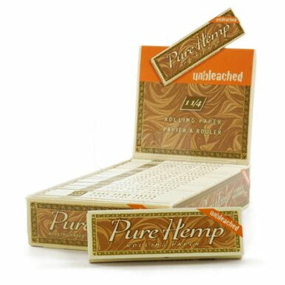 Pure Hemp Unbleached 1 1/4 Rolling Papers