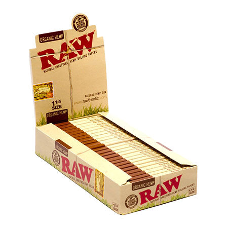 Raw 11/4 Organic Hemp Rolling Papers