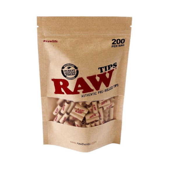 Raw Pre-Rolled Tips 200 Pack
